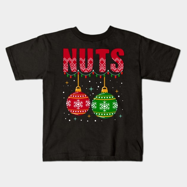 Chestnuts Matching Family Funny Chest Nuts Christmas Couple Kids T-Shirt by DenverSlade